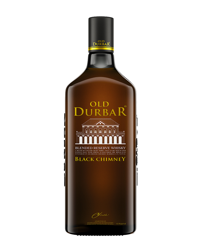 OLD DURBAR BLACK CHIMNEY 75CL, 42.8%ALC - Export