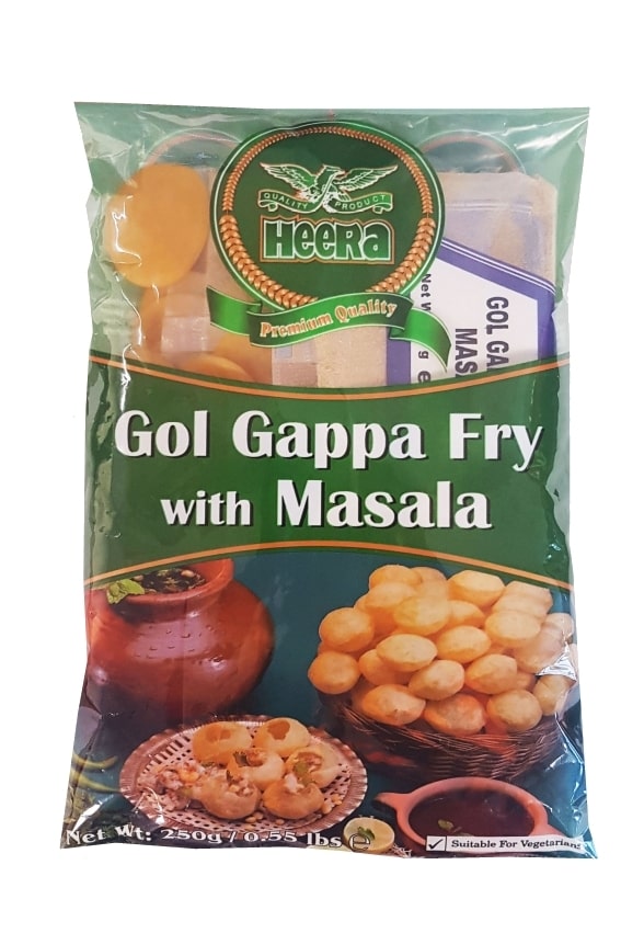 HEERA GOL GAPPA (FRY)+50g MASALA 10x250G