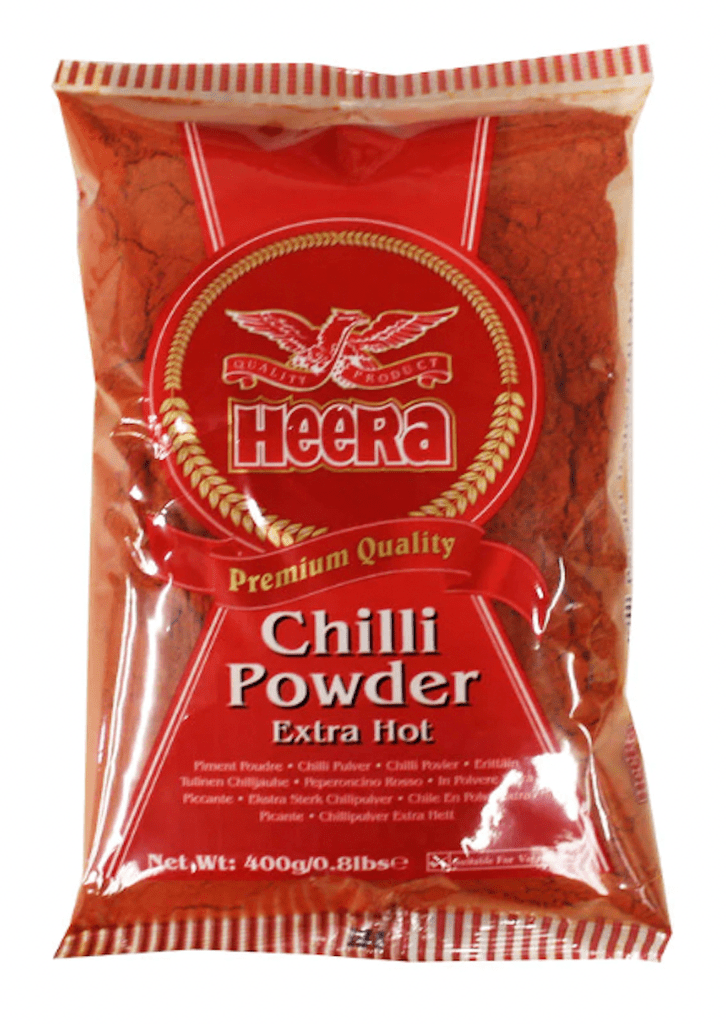 HEERA CHILLI POWDER EXTRA HOT 10X400G