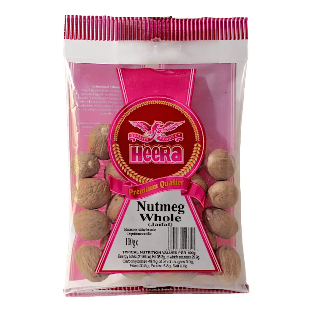 HEERA NUTMEG WHOLE 10X100G