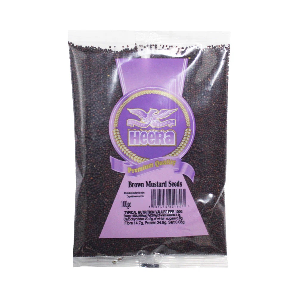 HEERA MUSTARD SEEDS BROWN 20X100G