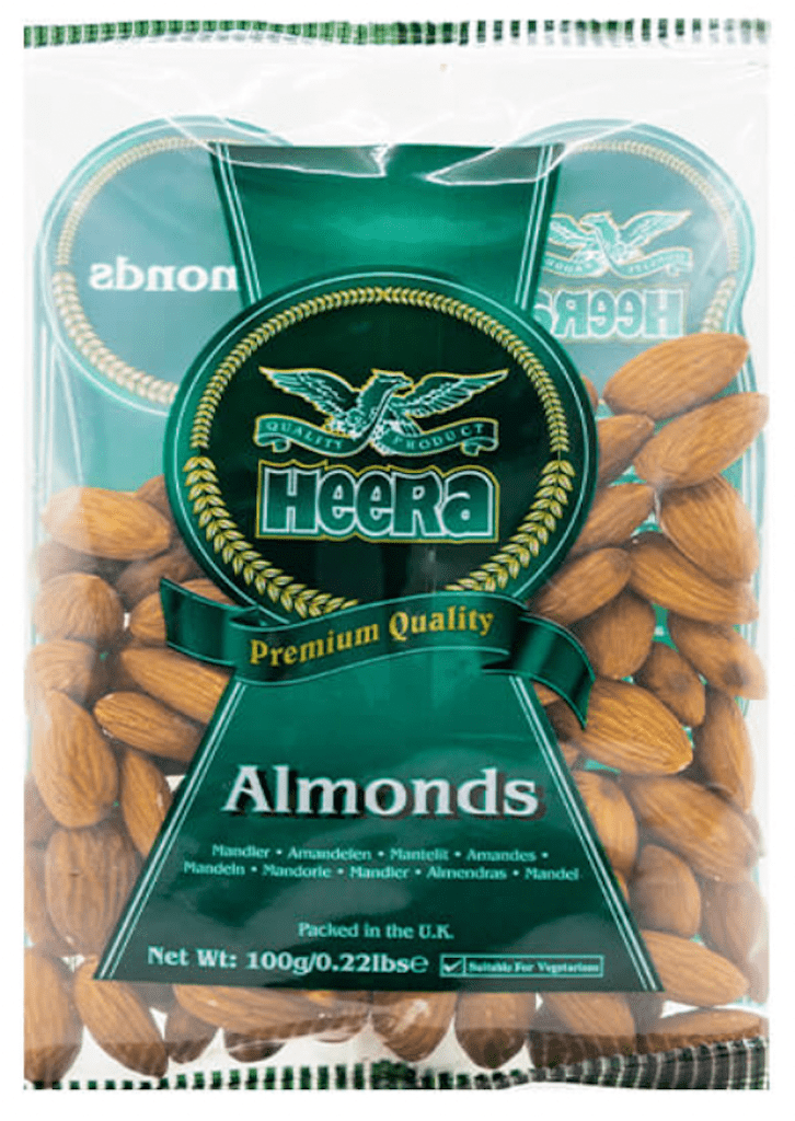 HEERA ALMONDS 20X100G