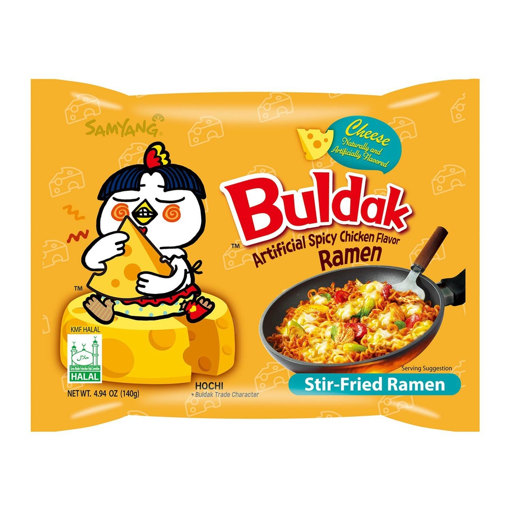 BULDAK HOT CHICKEN CHEESE RAMEN 140G