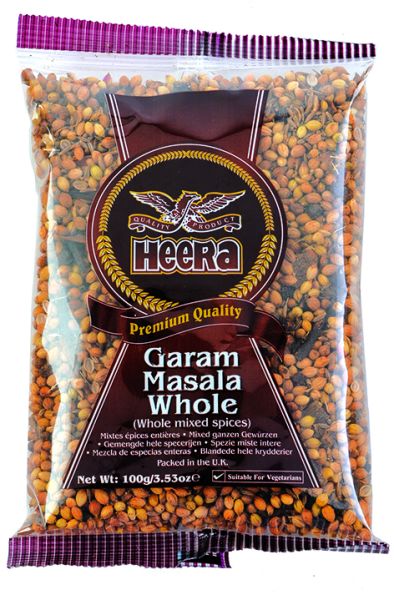 HEERA GARAM MASALA WHOLE 20X100G