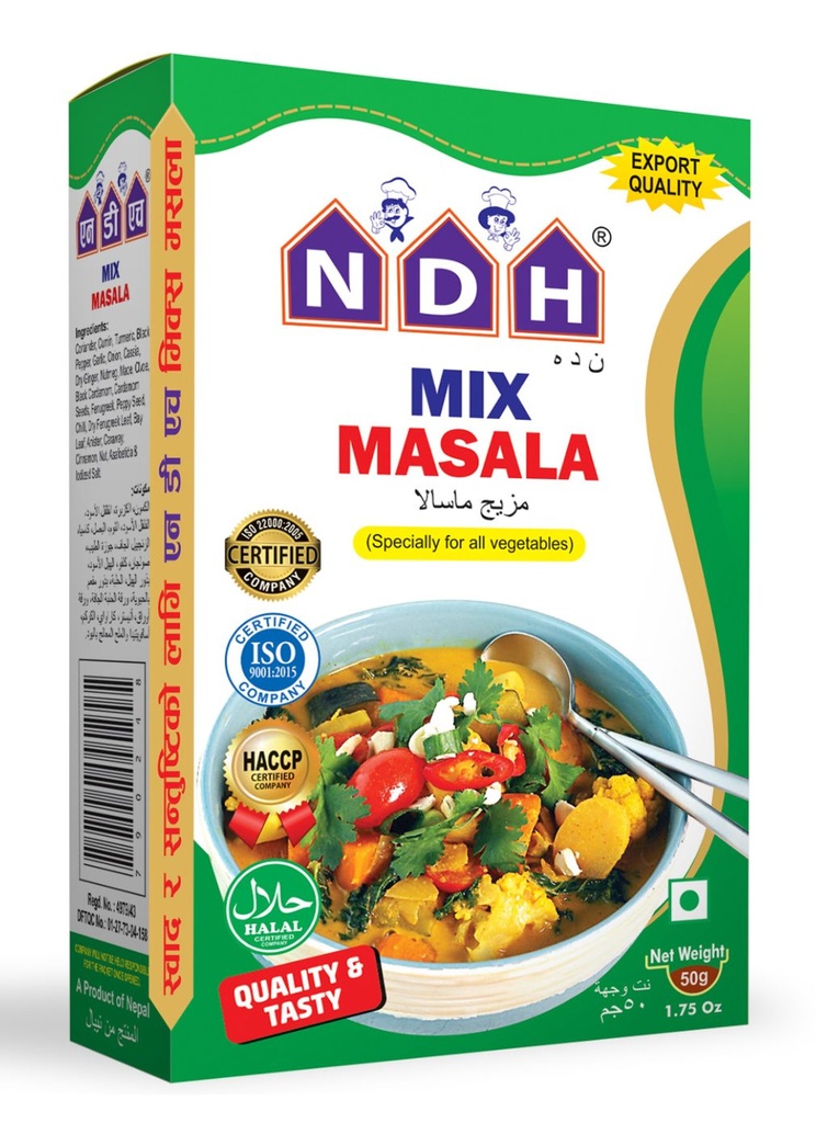 NDH MIX MASALA 50GM