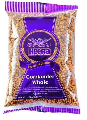 HEERA CORIANDER WHOLE 15X100G