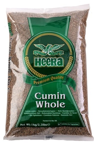 HEERA CUMIN WHOLE (JEERA WHOLE) 6X1KG