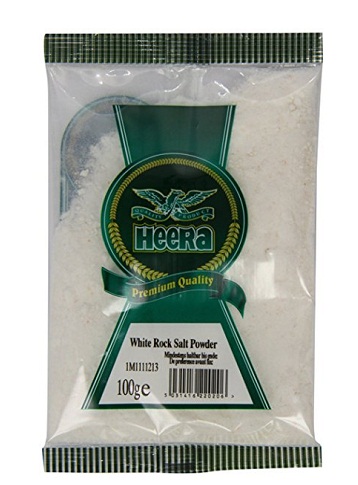 HEERA WHITE ROCK SALT POWDER 20X100G