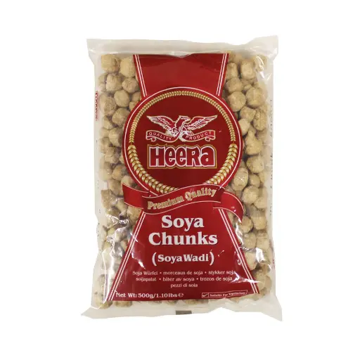 HEERA SOYA WADI (CHUNKS) 9/63 10X500G
