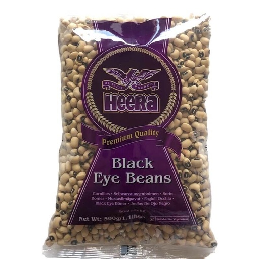 HEERA BLACK EYE BEANS 20x500G