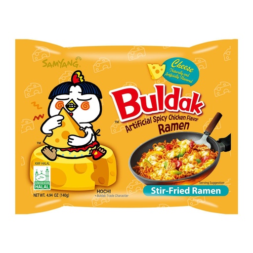 BULDAK HOT CHICKEN CHEESE RAMEN 140G