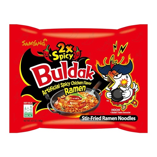 BULDAK CHICKEN RAMEN 2X SPICY 140G