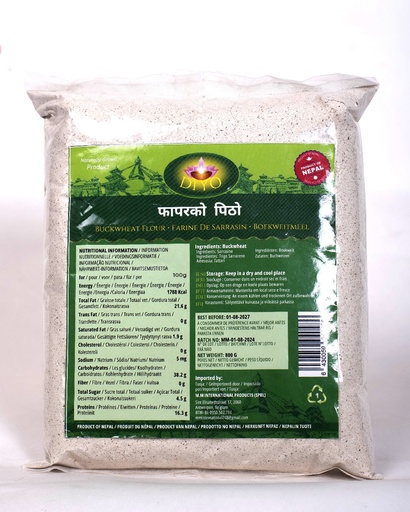 DIYO BUCKWHEAT FLOUR - FHAFAR 20X800G