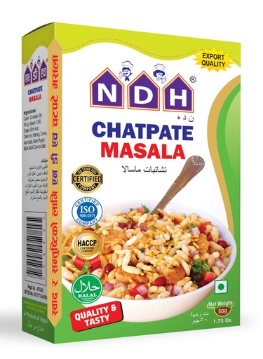NDH CHATPATE MASALA 50G