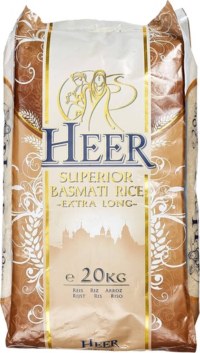 HEER SUPERIOR BASMATI RICE 20KG