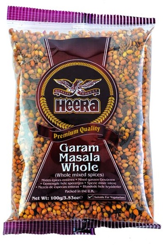 HEERA GARAM MASALA WHOLE 20X100G