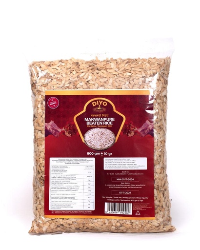 DIYO MAKWANPURE BEATEN RICE 800G