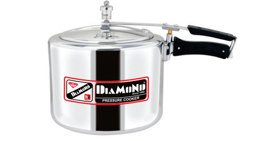 DIAMOND IB WHITE PRESSURE COOKER 2LTR