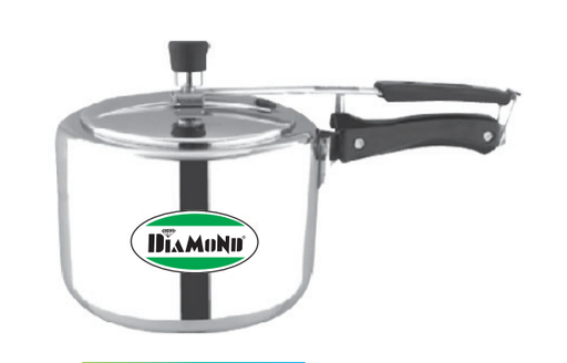 DIAMOND IB WHITE PRESSURE COOKER 5LTR